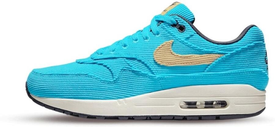 Nike Air Max 1 Premium Corduroy Sneakers Vrijetijdsschoenen Schoenen Blauw FB8915 - Foto 9