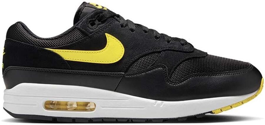 Nike Air Max 1 Ess Sneakers Unisex Black Opti Yellow