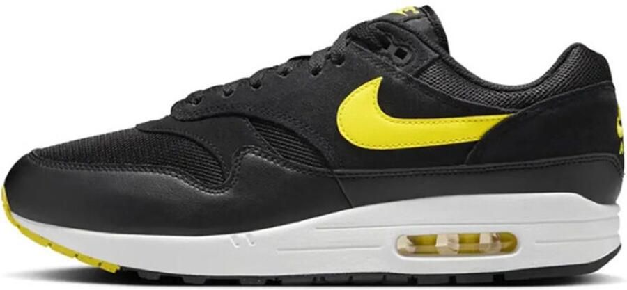 Nike Air Max 1 Ess Sneakers Unisex Black Opti Yellow - Foto 2