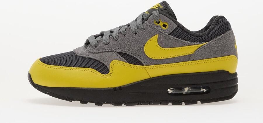 Nike Air Max 1 Essential Bat Sneakers Unisex Grijs Geel