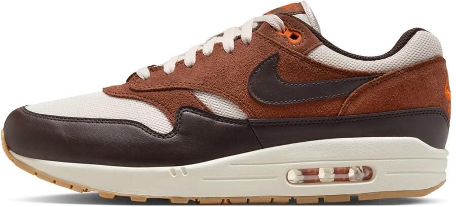Nike Air Max 1 Essential Brown Orange Sneakers Unisex Bruin Oranje Zwart