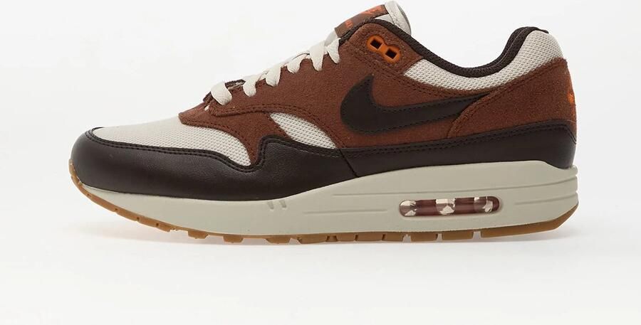 Nike Air Max 1 Essential Brown Orange Sneakers Unisex Bruin Oranje Zwart