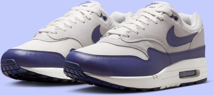 Nike Air Max 1 Essential Sanded Purple Sneakers Unisex Wit Paars - Foto 2