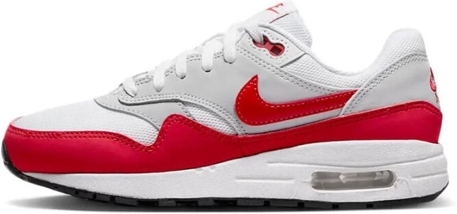 Nike Air Max 1 (gs) Max Schoenen grey weiß schwarz university red 40 beschikbare maaten:36.5 37.5 38.5 39 40 35.5