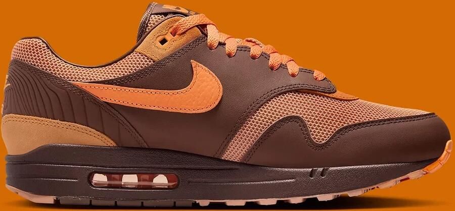 Nike Air Max 1 'Kingsday' Sneakers Unisex Bruin Oranje