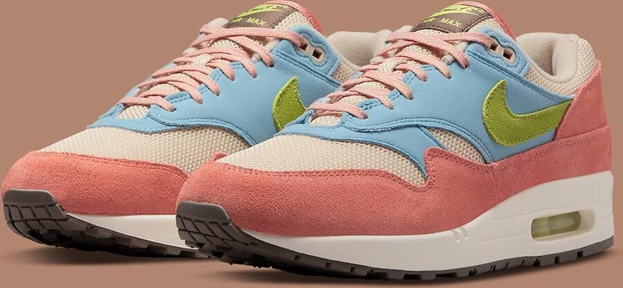 Nike Air Max 1 Light Madder Root Worn Blue Sneakers Unisex - Foto 16