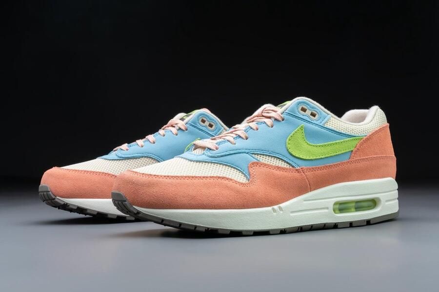 Nike Air Max 1 Light Madder Root Worn Blue Sneakers Unisex - Foto 5
