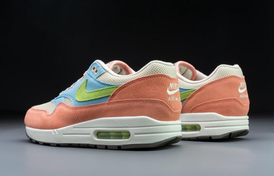 Nike Air Max 1 Light Madder Root Worn Blue Sneakers Unisex - Foto 13