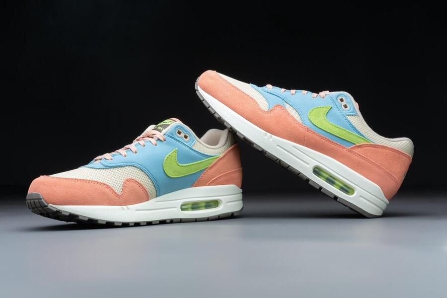 Nike Air Max 1 Light Madder Root Worn Blue Sneakers Unisex - Foto 9