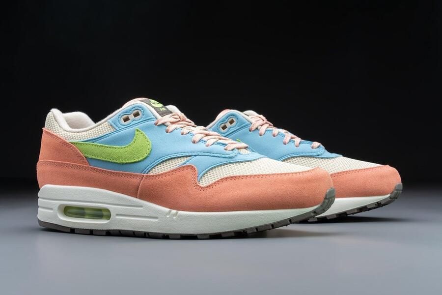 Nike Air Max 1 Light Madder Root Worn Blue Sneakers Unisex - Foto 8
