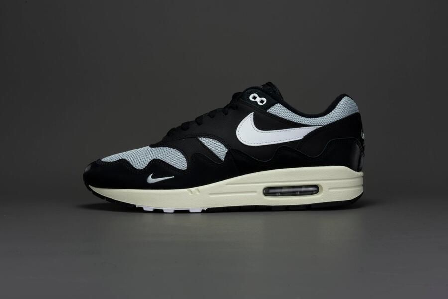 Nike Air Max 1 Patta Waves ''Black'' (With Bracelet) DQ0299-001 ZWART Schoenen - Foto 4
