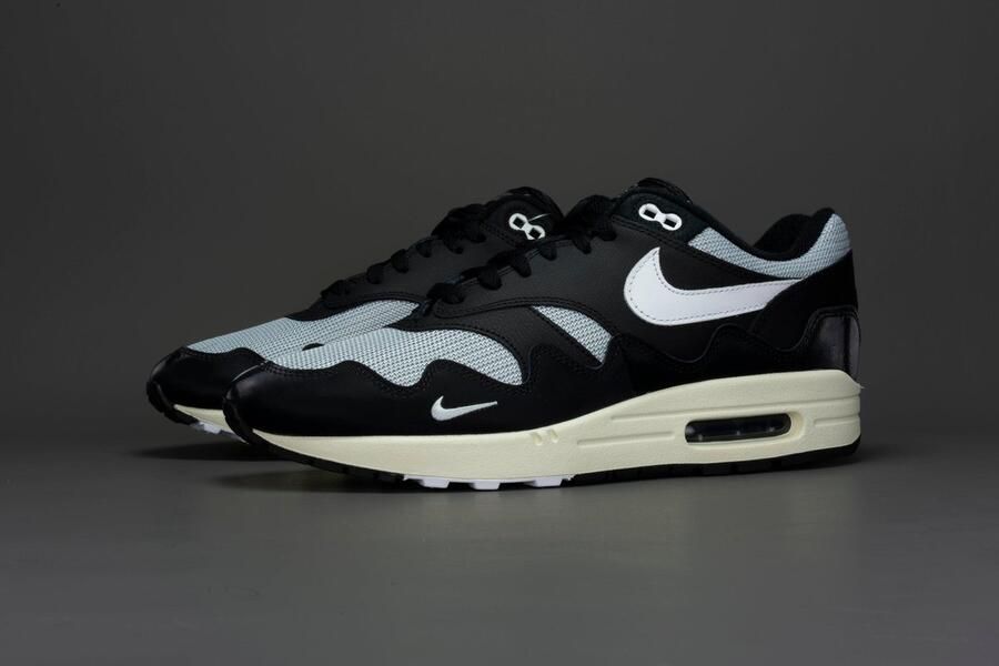 Nike Air Max 1 Patta Waves ''Black'' (With Bracelet) DQ0299-001 ZWART Schoenen - Foto 5