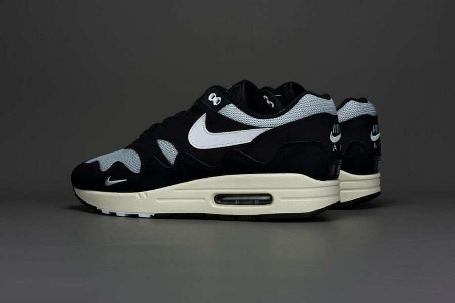 Nike Air Max 1 Patta Waves ''Black'' (With Bracelet) DQ0299-001 ZWART Schoenen - Foto 7