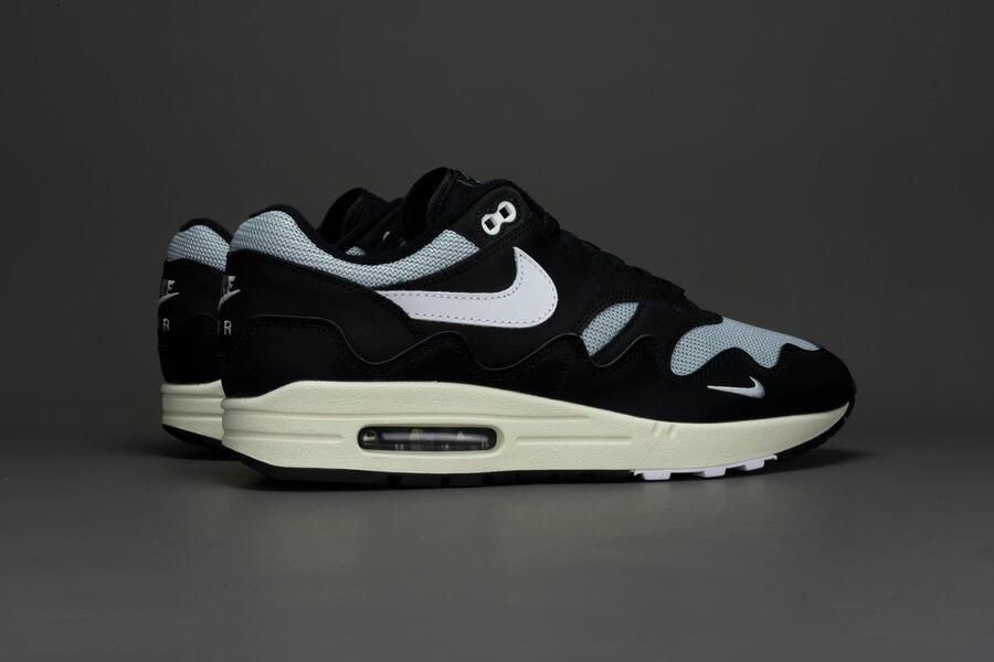 Nike Air Max 1 Patta Waves ''Black'' (With Bracelet) DQ0299-001 ZWART Schoenen - Foto 8