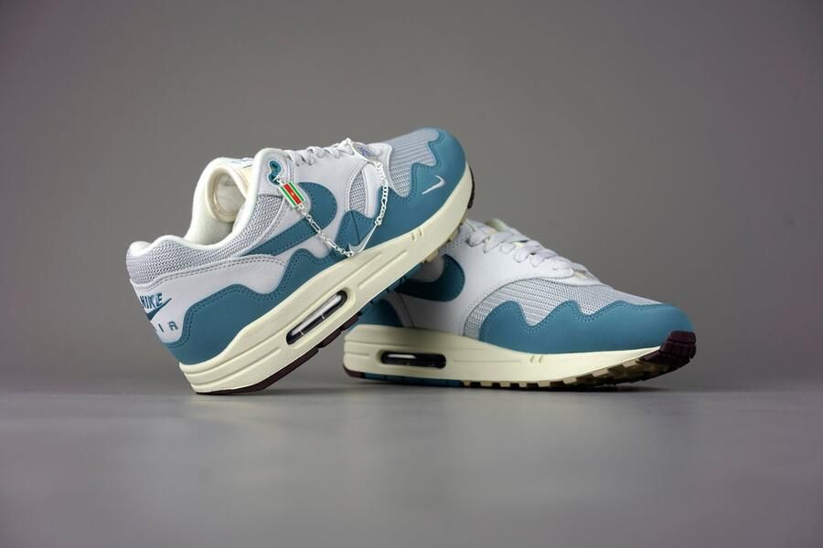 Nike Air Max 1 Patta Waves ''Noise Aqua'' (With Bracelet) DH1348-004 Metallic Silver;Noise-Aqua Schoenen - Foto 2