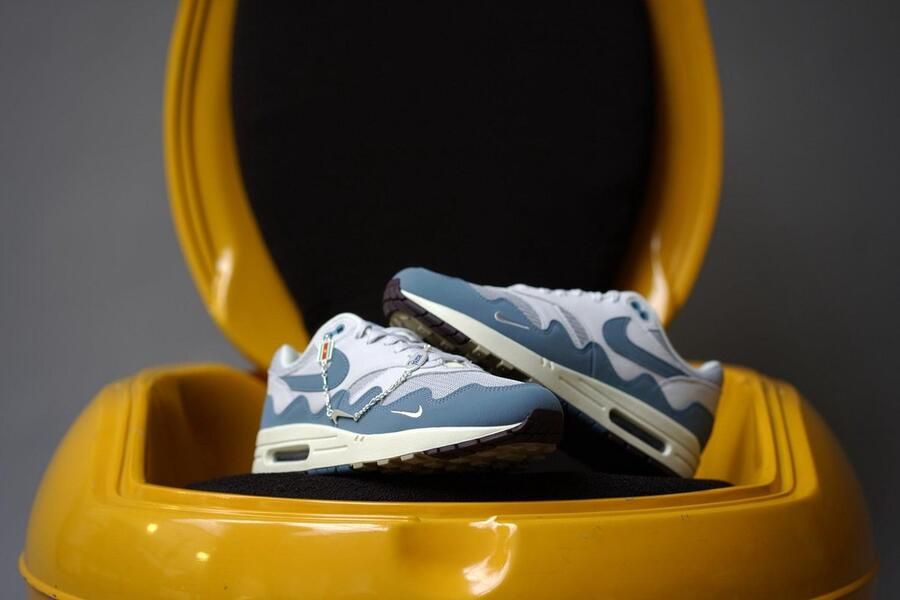 Nike Air Max 1 Patta Waves ''Noise Aqua'' (With Bracelet) DH1348-004 Metallic Silver;Noise-Aqua Schoenen - Foto 8