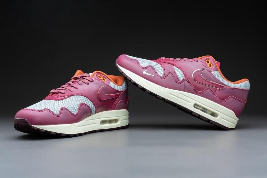 Nike Air Max 1 Patta Waves Rush Maroon (with Bracelet) DO9549-001 Metallic Silver;Rush Maroon Schoenen - Foto 2