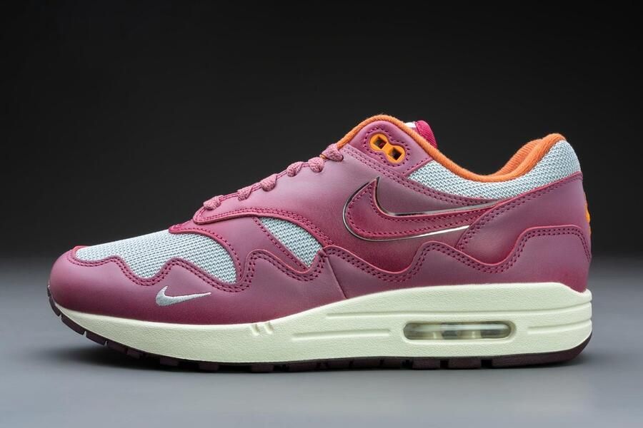 Nike Air Max 1 Patta Waves Rush Maroon (with Bracelet) DO9549-001 Metallic Silver;Rush Maroon Schoenen - Foto 3