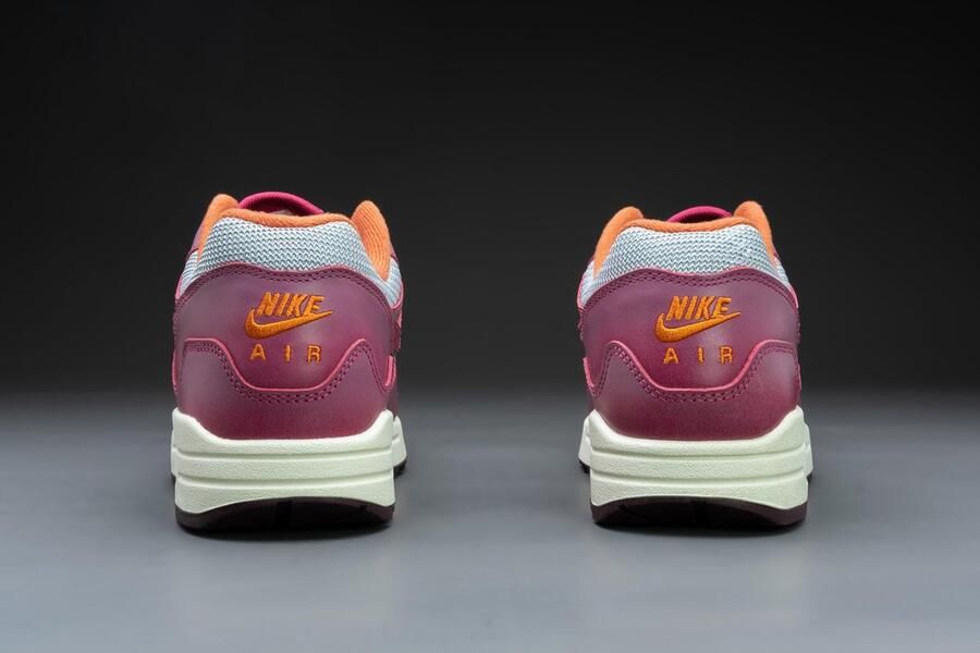 Nike Air Max 1 Patta Waves Rush Maroon (with Bracelet) DO9549-001 Metallic Silver;Rush Maroon Schoenen - Foto 4