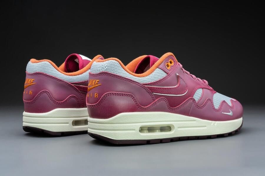 Nike Air Max 1 Patta Waves Rush Maroon (with Bracelet) DO9549-001 Metallic Silver;Rush Maroon Schoenen - Foto 10