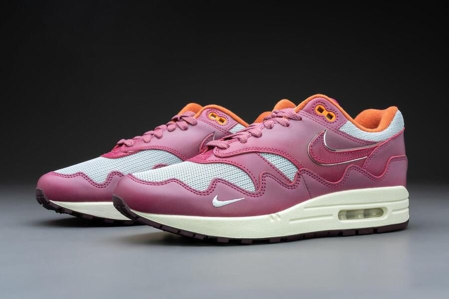 Nike Air Max 1 Patta Waves Rush Maroon (with Bracelet) DO9549-001 Metallic Silver;Rush Maroon Schoenen - Foto 12