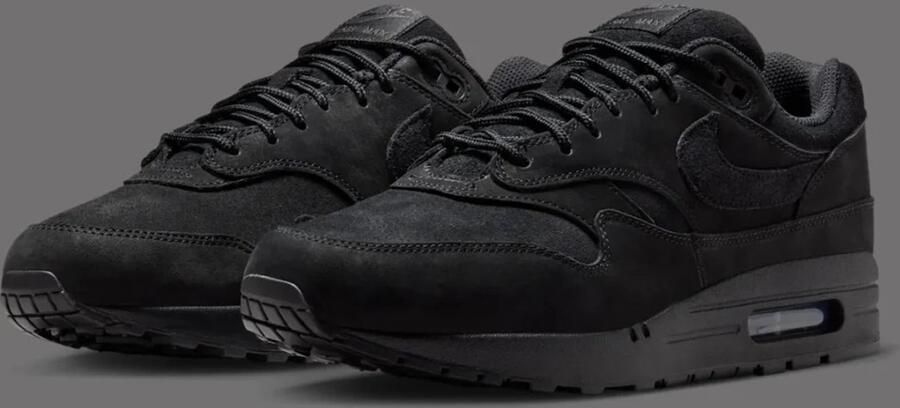 Nike Air Max 1 Premium Zwart- Zwart