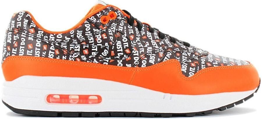 Nike Air Max 1 Premium Black Total Orange White