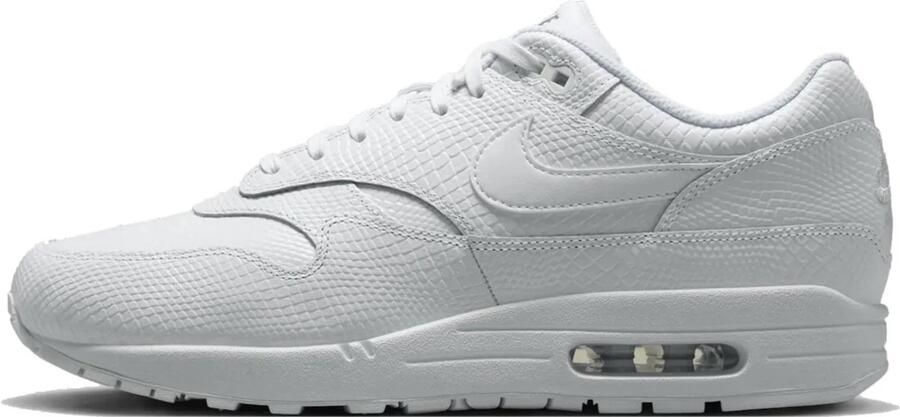 Nike Air Max 1 Premium White Snakeskin HV1211-100 wit sneakers herenschoenen