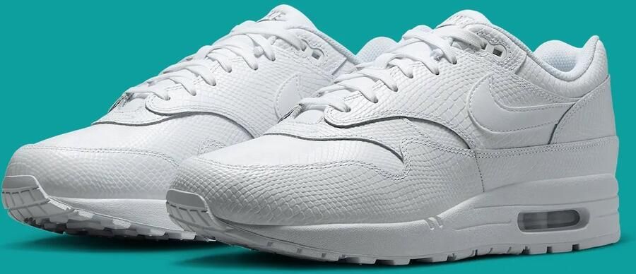 Nike Air Max 1 PRM Snakeskin 'Triple White'