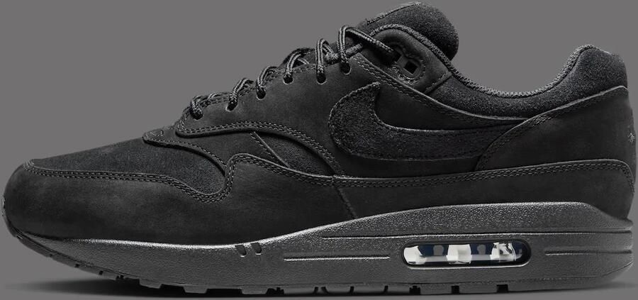 Nike Air Max 1 Premium Zwart- Zwart - Foto 3