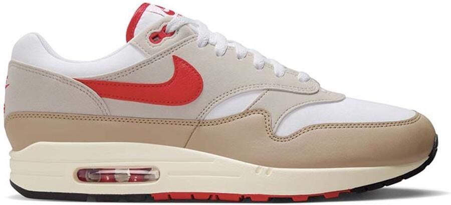 Nike Air Max 1 SC White Cream II Limestone University Red- White Cream II Limestone University Red - Foto 3