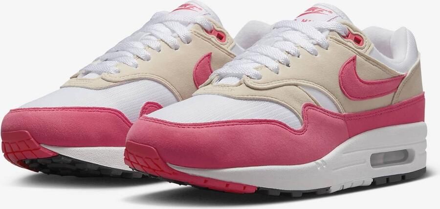 Nike Air Max 1 Wmns Aster Pink Sneakers Wit Roze Beige - Foto 4