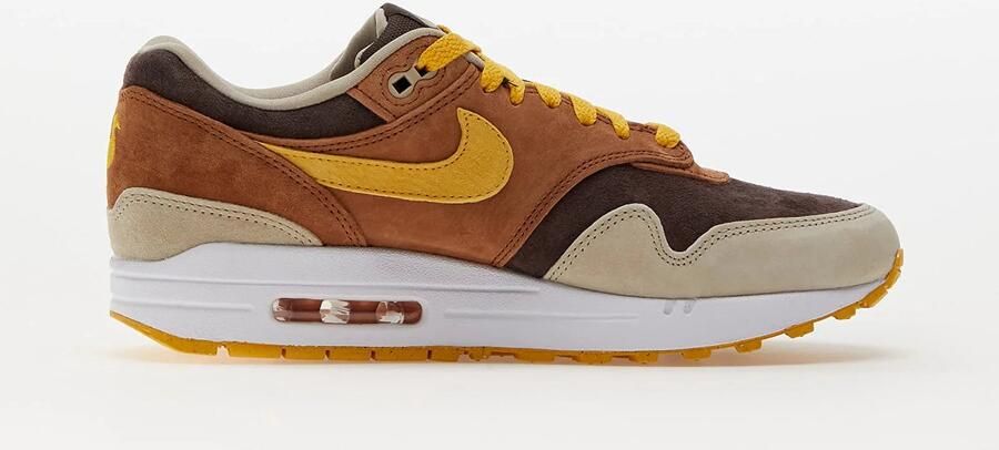 Nike Air Max 1 PRM 'Ugly Duckling' Pecan Yellow Orche DZ0482-200 US s 9.5 CM 27.5