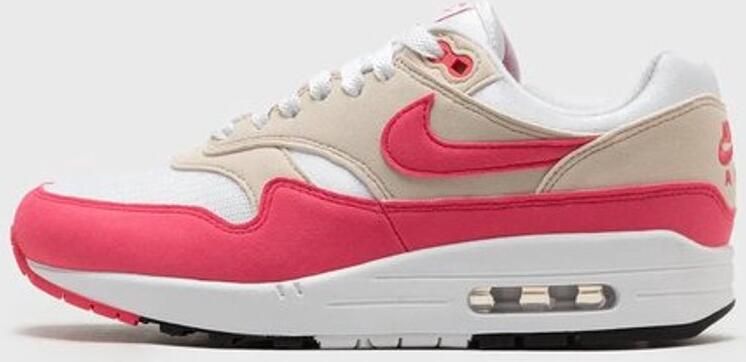 Nike Air Max 1 Unisex Sneaker Wit Roze