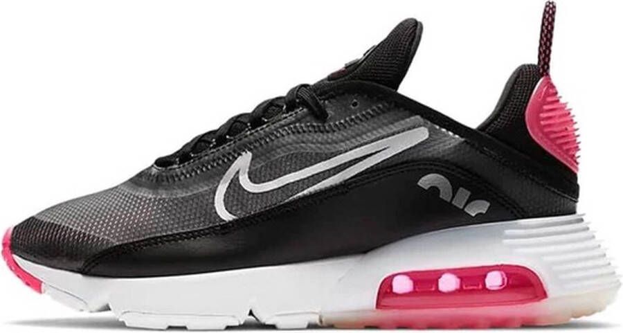 Nike Air Max 2090 Damesschoen Black White Pink Blast Metallic Silver Dames - Foto 4