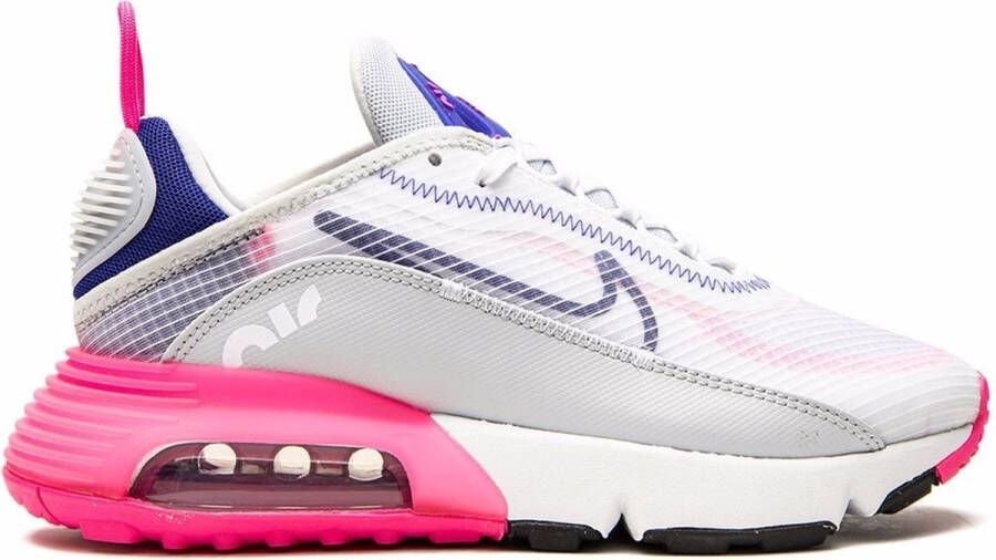 Nike Air Max 2090 Damesschoen White Pink Blast Pure Platinum Concord Dames - Foto 3