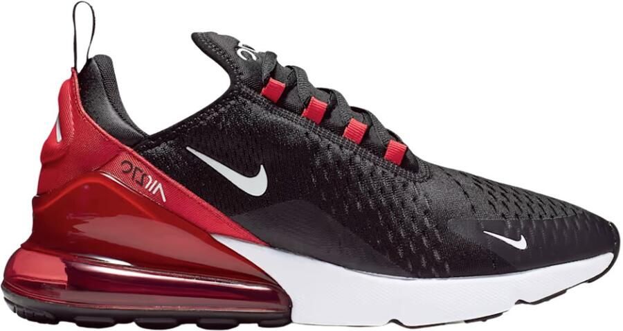 Nike Air Max 270 Bred Heren Sneakers Schoenen Zwart-Rot AH8050