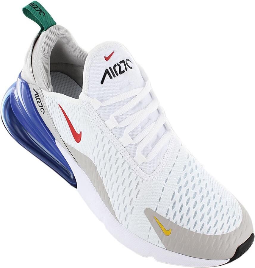 Nike Air Max 270 Heren Sneakers Sportschoenen Schoenen Wit-Blauw DV3731 - Foto 2
