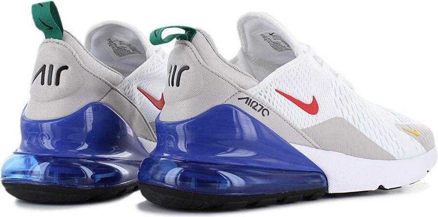 Nike Air Max 270 Heren Sneakers Sportschoenen Schoenen Wit-Blauw DV3731 - Foto 4