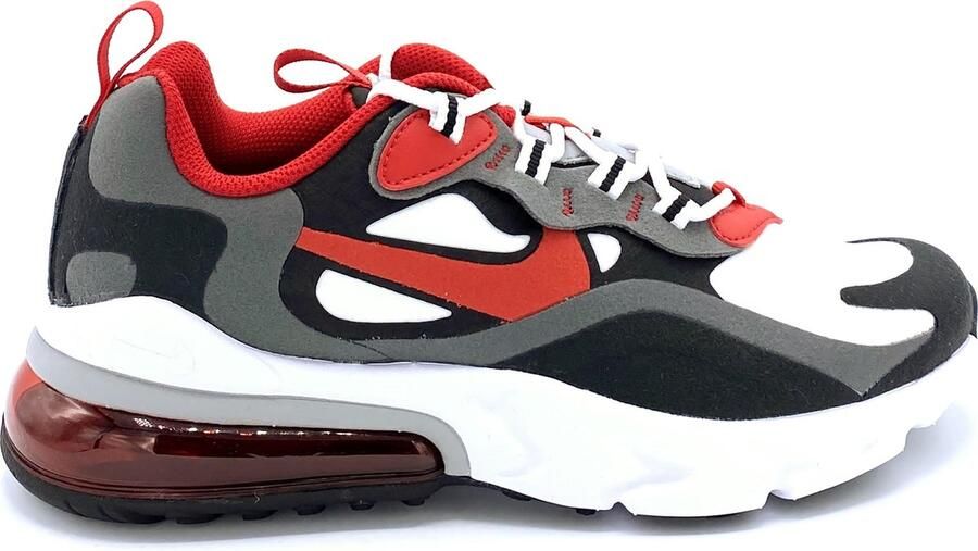 Nike air max 270 react (gs) iron grey university red-black