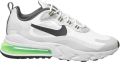 Nike AIR MAX 270 REACT ( Summit White Grey Silver Lilac Electric Green) kinderen - Wit