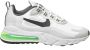 Nike AIR MAX 270 REACT ( Summit White Grey Silver Lilac Electric Green) kinderen - Thumbnail 1