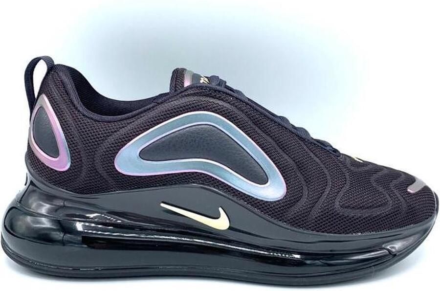 Nike Air Max 720 Sneakers Oil Grey Bicycle Yellow-Black Grijs Geel Zwart Air Max 720 Lifestyle Dames Sneakers voor Vrouwen