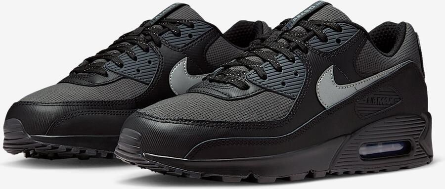 Nike Air Max 90 Sneakers Black Reflect Silver Zwart Zilver Air Max Lifestyle - Foto 2