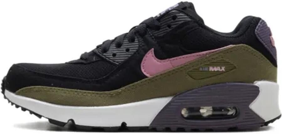 Nike Air Max 90 sneakers zwart roze kaki - Foto 2
