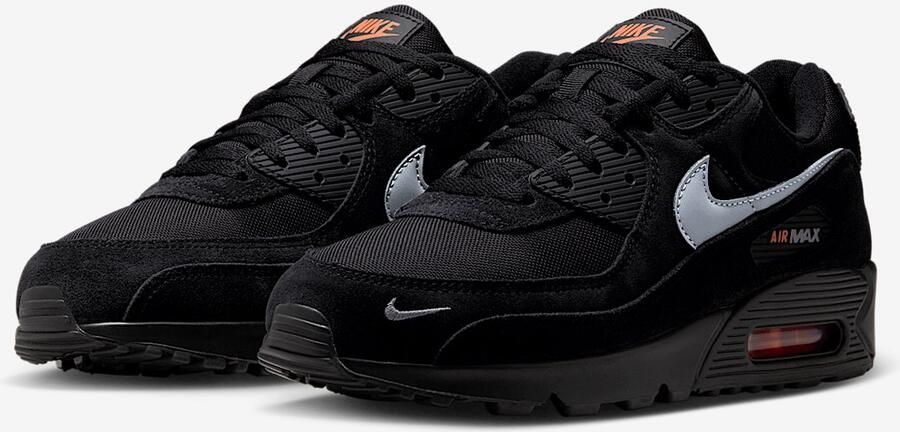 Nike Air Max 90 Mini Swoosh 'Black & Total Orange' - Foto 3
