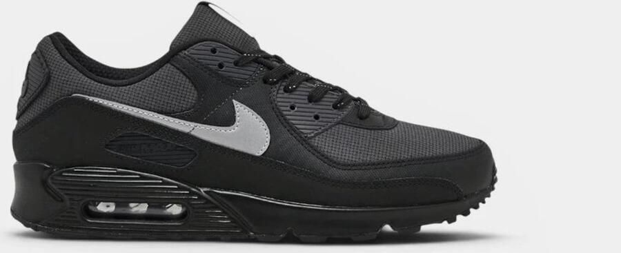 Nike Lage Sneakers Air Max 90 Black Reflective Silver