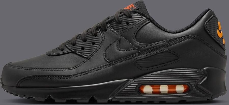 Nike Sneakers Air Max 90 Black Safety Orange
