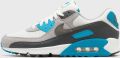 Nike Air Max 90 Blue Lightning Sneakers Unisex Wit Grijs Blauw - Grijs