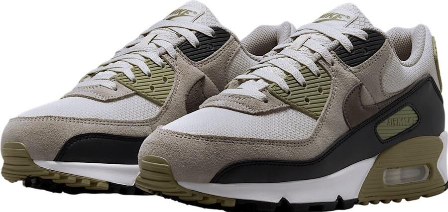 Nike Air Max 90 Cave Stone Sneakers Unisex Grijs Zwart Groen - Foto 6